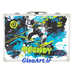 بسته رنگ آمیزی مدل اسپرت  (Street Art Case)مجموعه 145 تکه در گیساآرت