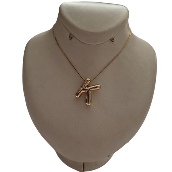 گردنبند مردانه طرح حرف K کد h015