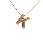 گردنبند مردانه طرح حرف K کد h015