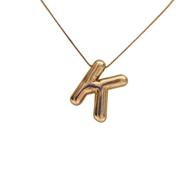 گردنبند مردانه طرح حرف K کد h015