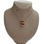 گردنبند مردانه طرح حرف S کد h06