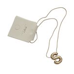 گردنبند مردانه طرح حرف S کد h06