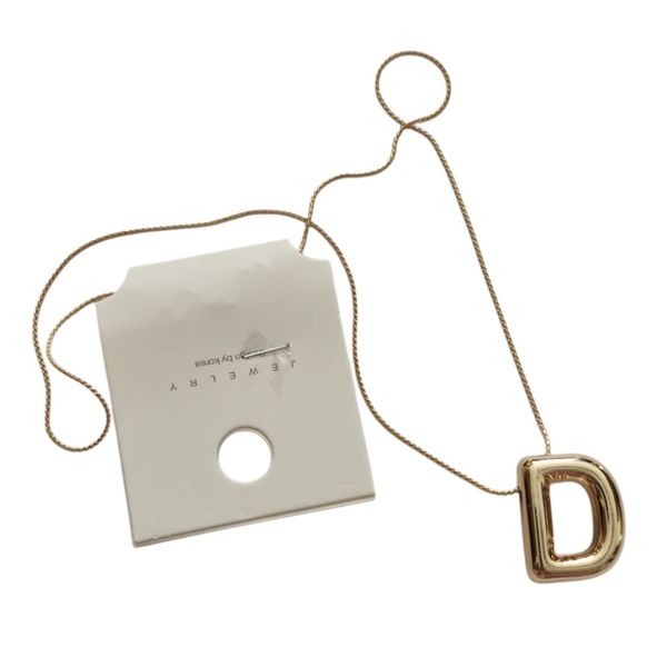 گردنبند مردانه طرح حرف D کد h013
