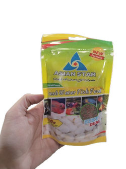 غذای خشک ماهیان آکواریومی آسیان استار مدل پلت 100 گرمی