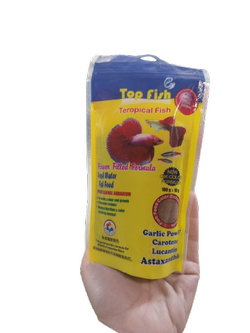 غذای ماهی تاپ فیش مدل Tropical Fish وزن 100 گرم