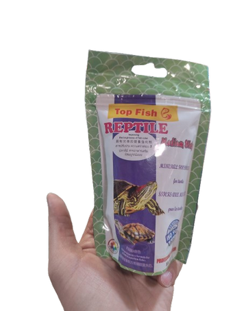 غذای لاک پشت تاپ فیش مدل پروتئین Reptile وزن 50 گرم
