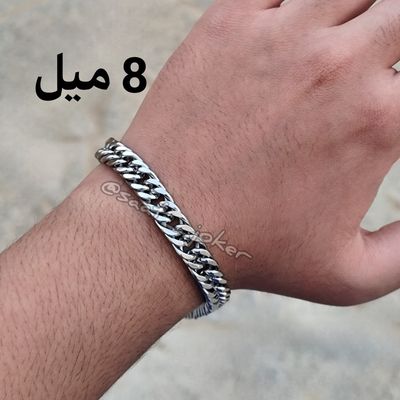 دستبند کارتیر دوبل 8/6/4 میل