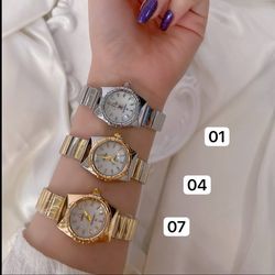 ساعت امگا زنانه طلایی (لطفا قبل ثبت سفارش موجودی بپرسید)