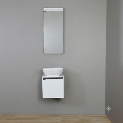 ست کابینت روشویی نسکو مدل ویونا سفید