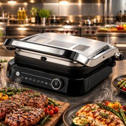 دستگاه گریل تمام هوشمند گرنیه اسلوونی مدل GCG2100S