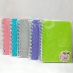 دفترچه یادداشت سیمی 100 برگ فطرس B6