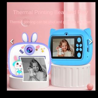 دوربین عکاسی و چاپ فوری کودک طرح خرگوش Digital mini camera