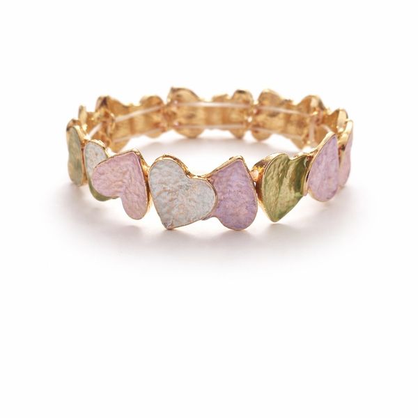 دستبند قلب صدفی