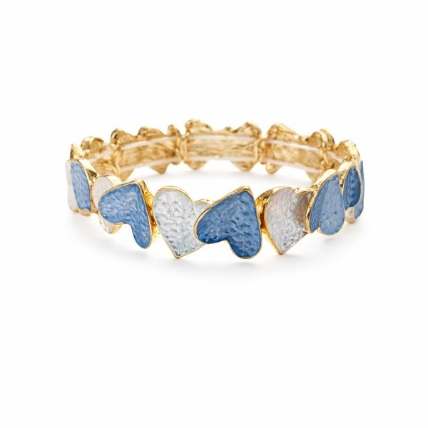 دستبند قلب صدفی