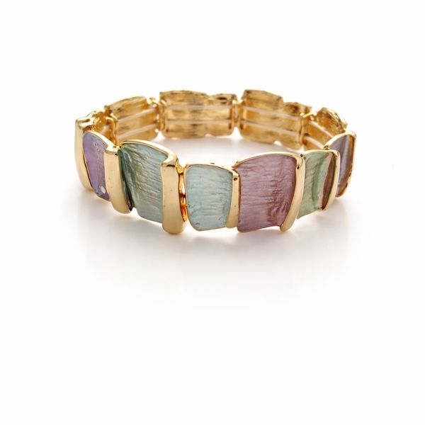 دستبند مستطیل کشی صدفی