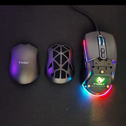 ماوس گیمینگ مدل  G520 RGB |  دقت  12800 DPI | برند T-wolf