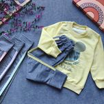 ست بلوز شلوار دخترانه میکی سایز 35 تا 50