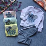 ست بلوز شلوار دخترانه میکی سایز 35 تا 50