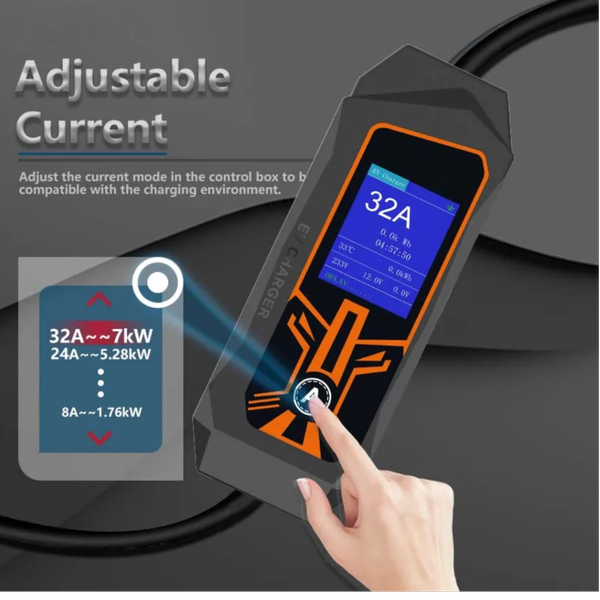 شارژر خودرو برقی 7/5کیلووات کانکتور GB/T بدون جریان ارت برای خودرو آئودی، فولکس، هوندا، جک