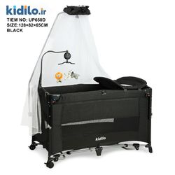 تخت و پارک کیدیلو مدل Up650D - مشکی