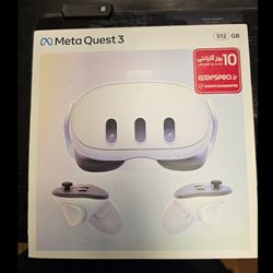 در حد نو Meta quest 3 512 هدست واقعیت مجازی متا کوئست