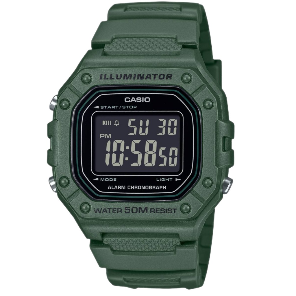 ساعت مچی کاسیو دیجیتال CASIO W218H-3BVDF