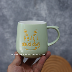 ماگ سرامیکی hello good day سبز