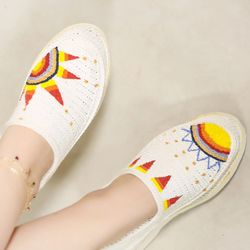 گیوه زنانه نقاشی کد 7034