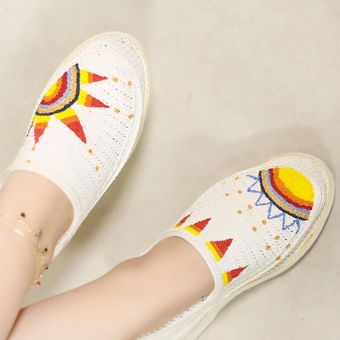 گیوه زنانه نقاشی کد 7034