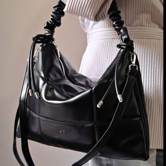 کیف زنانه مشکی  شُل برند بنو ، دانشجویی ، دخترانه