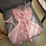 لباس خواب گلدار فنردار کد 2119