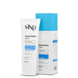 لوسیون ضد آفتاب با فاکتور حفاظتی 50 (SPF 50) ام ان دی مناسب پوست چرب
