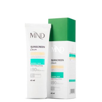 کرم ضد آفتاب با فاکتور حفاظتی 90 (SPF 90) بـژ روشن ام ان دی مناسب پوست معمولی