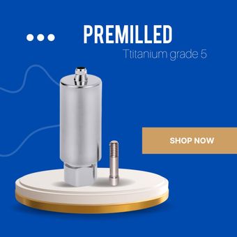 پریمیلد اباتمنت/ ساخت کشور ترکیه/ کامپتیبل با سیستم دنتیس و دنتیوم