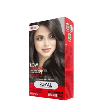 کیت رنگ مو بلوند دودی تیره رویال کد 6.2