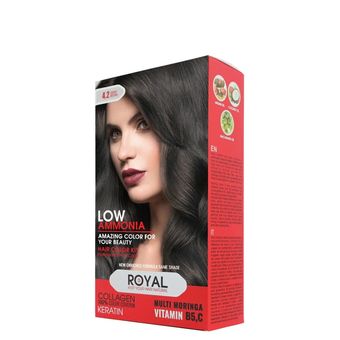 کیت رنگ مو قهوه ای دودی رویال کد 4.2