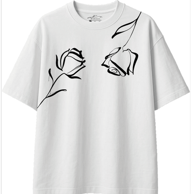 تیشرت رز مشکی(black rose)
