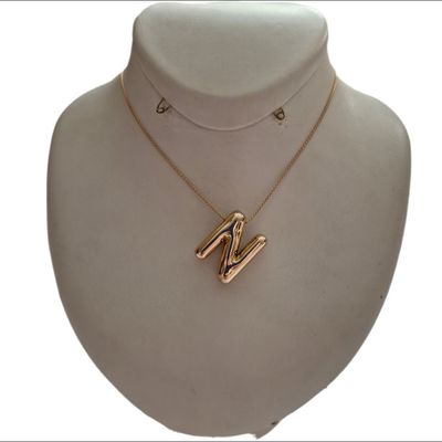 گردنبند مردانه طرح حرف N کد h012