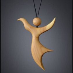 گردنبند چوبی رقص سما