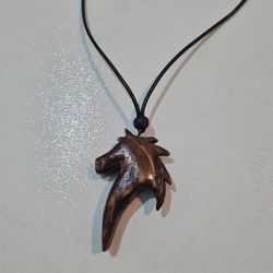 مدال چوبی سر اسب