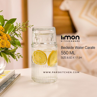 بطری و لیوان شب 500میل لیمون