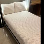 روتختی یک‌نفره بزرگسال طرح کرم ساده