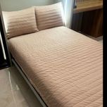 روتختی یک‌نفره بزرگسال طرح کرم ساده