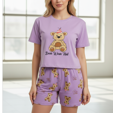 کراپ و شلوارک تدی برزدی