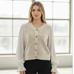 بافت وارداتی سلطنتی جلو دکمه