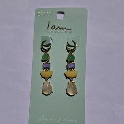 گوشواره آویزون سنگی