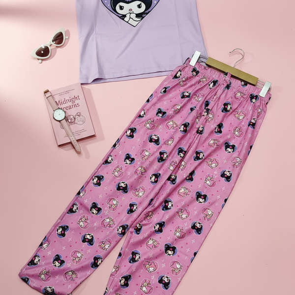 ست راحتی تیشرت و شلوار کرومی