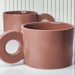 ماگ مینیمال دسته گرد🤎