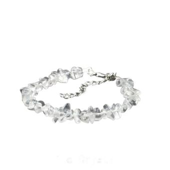 دستبند سنگ کوارتز شفاف