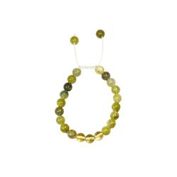 دستبند پولساز سنگ یشم و سیترین